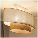  Duolla - Plafonski luster DOUBLE OVAL NATURE 2xE27/15W/230V krem/bež | Eponuda.com