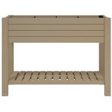 vidaXL Povišena vrtna gredica svjetlosmeđa 110x45x79 cm polipropilen | shoptok.hr