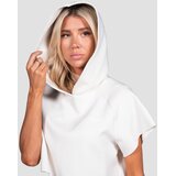 GymBeam Women‘s Relay Cropped Hoodie Pearl XS | Eponuda.com