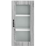  Zidni stakleni ormarić 2 pcs Siva Sonoma 40 x 31 x 80 cm | shoptok.hr