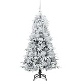vidaXL Umjetno božićno drvce s nogom s stalakom Zelena 150 cm PE i PVC | shoptok.hr