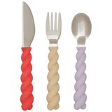 OYOY Mini Silikonski otroški jedilni pribor 3 ks Mellow – | Shoptok.si
