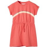  Dječja haljina s vezicom koraljne boje 128 | shoptok.hr
