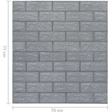 vidaXL 3D zidne tapete s uzorkom cigli samoljepljive 20 kom antracit | shoptok.hr