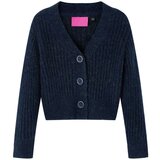  Dječji kardigan pleteni modri 128 | shoptok.hr