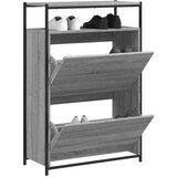 vidaXL Omarica za čevlje siva sonoma 75x34x112 cm inženirski les | Shoptok.si