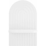  Zidna polica 2 kom. Bijela 23 x 13.5 x 37.5 cm Prerađeno drvo - Bijela 23 cm | shoptok.hr