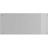  Kuhinjski zid Svijetlo siva 90 x 40 cm Staklo otporno na udarce | shoptok.hr