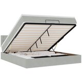 Maison Chic Otomanska Posteljni okvir - Dvoposteljna postelja - Zakonska postelja z vzmetnico&LEDs svetlo siva 180x200cm žamet-J427, (21768271) | Shoptok.si