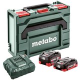 Metabo baterijski komplet sa punjačem 18V Basic Set 1 x 4.0 Ah + 1 x 5.5Ah LiHD 685136000 | ePonuda.com