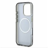 Guess IML Glitter Magnolia and Triangle Logo MagSafe Zadní Kryt pro iPhone 16 Pro Max Black Ovitek za telefon Vijolična | Shoptok.si