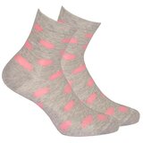 Gatta G44.01N Cottoline girls' socks patterned 33-38 aluminium 227 Cene'.'