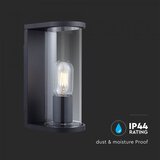  Spoljašnje zidno svetlo 1xE27/60W/230V IP44 crno/zadimljeno staklo | Eponuda.com