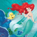 Procos Ariel mala morska deklica papirnati prtički – 2-slojni, 33x33 cm, 20 kosov | Shoptok.si