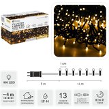  LED CLUSTER lanac lampica, 400 LED dioda, 4 m, topla bijela – za unutarnju i vanjsku upotrebu | shoptok.hr