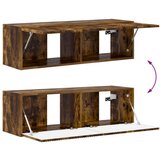  Komplet TV omaric 3 pcs Dimljeni oreh Konstruiran les - - Rjava - 57.32 - 30 x 31 x 100 cm - 2025-vidaXL-Uvoz_2 | Shoptok.si