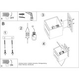  Zidna lampa LORETO bijela | shoptok.hr