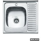 Boloco Nasadna sudopera BL 863 Leva inox ø60 60x60cm | ePonuda.com