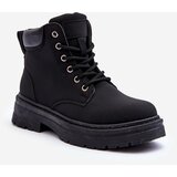 Kesi Women's insulated leather shoes black Corbin Cene