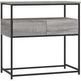 vidaXL Konzolni stol siva boja hrasta 75x40x75 cm konstruirano drvo | shoptok.hr