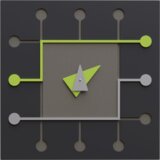 Callea Design Zidni sat MicroChip | shoptok.hr