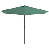  Balkonski suncobran s aluminijskom šipkom 300 x 155 cm zeleni | shoptok.hr