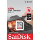 San Disk SDHC 32GB ultra 120MB/s class 10 UHS-I | Eponuda.com
