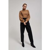 Marisse Dark Beige Turtleneck Sweater With Puffed Sleeves | Eponuda.ba