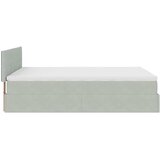  Otomanski krevet s madracem i LED 140x190 cm baršunasti | shoptok.hr