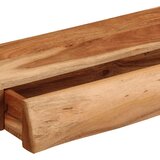  Zidne police 2 kom 60x17x8 cm od masivnog bagremovog drva - 60 x 17 x 8 cm 1 2 | shoptok.hr