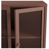 Marckeric Bordo rdeča kovinska komoda 121x90x40 cm Fayna – | Shoptok.si