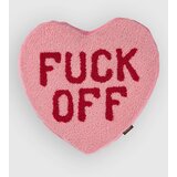 bitten Huggable Fuck Off Heart Pillow pink | Shoptok.si