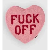 Huggable Fuck Off Heart Pillow pink