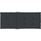  Jastuci za vrtne stolice 4 kom crni 120 x 50 x 3 cm od tkanine | shoptok.hr