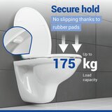 Allstar WC deska s počasnim zapiranjem 36,8 x 43 Fleur – | Shoptok.si