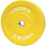  Olimpijski bumper pločati uteg Toorx 15 kg, žuti | shoptok.hr