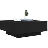  Stolić za kavu crni 80 x 80 x 31 cm od konstruiranog drva | Eponuda.ba