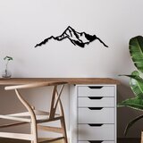 Wallity Zidna dekoracija Mountain-9, 67x20cm, Crna Cene