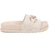 SEASTAR Light beige flip-flops with decoration cijene