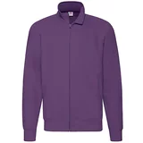 Fruit Of The Loom Men's Purple Lightweight Sweat Jacket