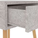 vidaXL Nočna omarica 2 kosa betonsko siva 40x40x56 cm iverna plošča | Shoptok.si