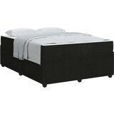  Posteljni okvir z vzmetnico z vzmetnico Črna 140 x 200 cm Žamet | Shoptok.si