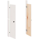  Vanjska kuhinjska vrata MEPPEL Bijela 50x9x82 cm od masivne borovine | shoptok.hr