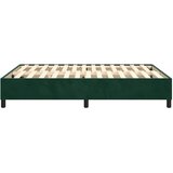  Okvir za krevet s oprugom tamnozeleni 140x190 cm baršunasti | shoptok.hr