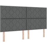 vidaXL vzglavje z dizajnom diamantnih blokov temno sivo 180 cm tkanina, (22080429) | Shoptok.si
