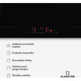 NAN HaloSync indukcijska ploča za kuhanje s usisivačem pare | 5 zona kuhanja | 11400 W | 632 m³/h | 90 cm | shoptok.hr