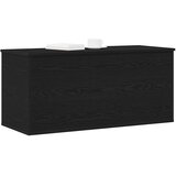  Kutija za spremanje s pohranom Crni hrast 100 x 42 x 46 cm | Eponuda.ba