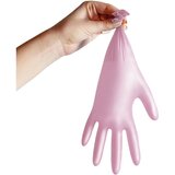 Espeon Nitril Sparkle Pearlescent Pink nitrilne rukavice bez pudera veličina M 2x50 kom | shoptok.hr
