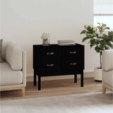  Konzolni ormarić crni 90 x 40 x 78 cm od masivne borovine | shoptok.hr