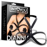 INTOYOU BDSM LINE BDSM Line Diannia Bondage Breast Harness Black Cijene